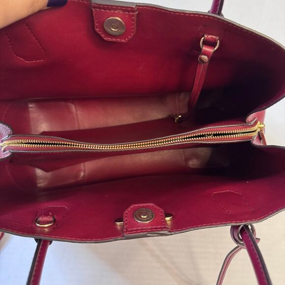 Michael Kors Mercer Gallery Large Leather Satchel & Jet Set Large Wallet EUC - Picture 6 of 16